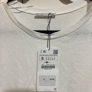 Zara oversized babydoll shirt 🤍 NWT, size: S